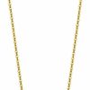 Necklaces | The World Jewelry Center 14K Yellow Gold Interlocking Double Heart Pendant Necklace - 17+1\"