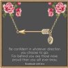 Necklaces | IEFLIFE Ieflife Graduation Gifts For Her 2024, 14K Gold Plated Arrow Initial Necklace High School College Senior Graduation Gifts For Women Girls Best Friends Sister Daughter Granddaughter Grad Present