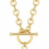 Necklaces | CANEVINKA Canevinka Dainty Cross Medallion/Heart Pendant Chain Necklace 18K Gold Plated Oval Choker Fashion Ot Toggle Jewelry Handmade For Women Simple Gold Charm Necklace