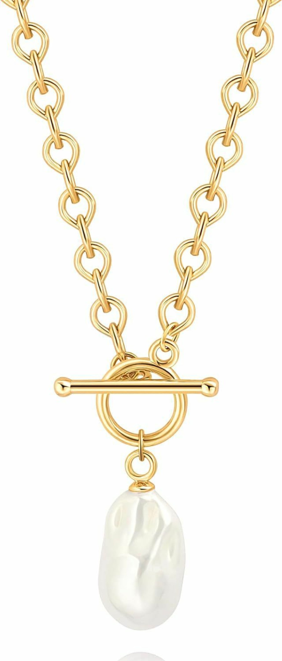 Necklaces | CANEVINKA Canevinka Dainty Cross Medallion/Heart Pendant Chain Necklace 18K Gold Plated Oval Choker Fashion Ot Toggle Jewelry Handmade For Women Simple Gold Charm Necklace