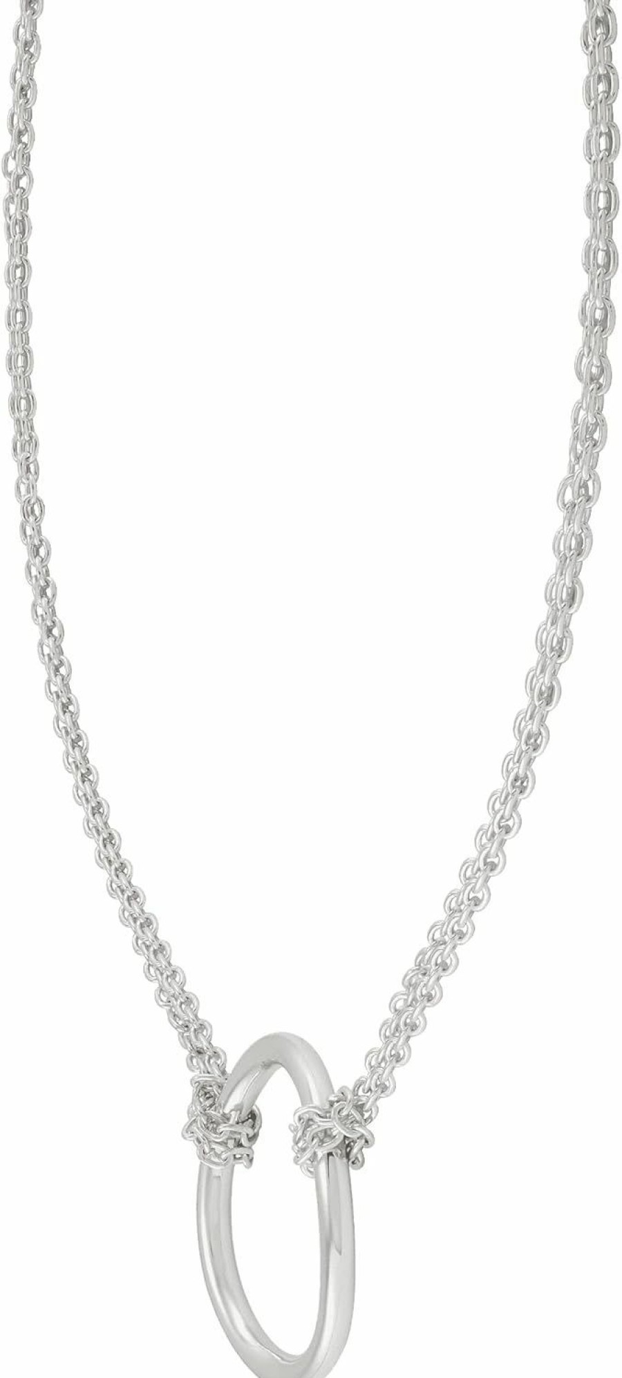 Necklaces | Silpada Silpada 'Karma Central' Choker Pendant Necklace In Sterling Silver, 14\" + 2\"