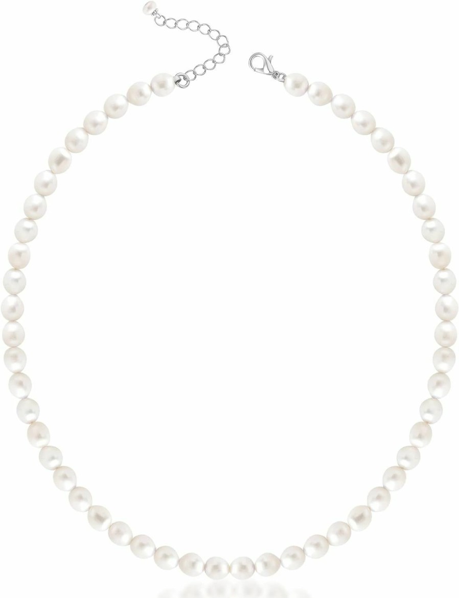 Necklaces | MIDDLUX Genuine Pearl Necklace For Teen Girls/Women/Men, 16 Inches Choker/ 20 Inches Necklace