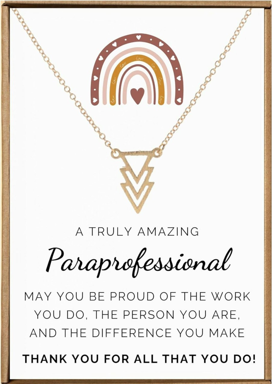 Necklaces | VIY Personal Card Viy Personal Card Paraprofessional Gifts For Women, Paraprofessional Appreciation Gifts, Paraprofessional Gifts Bulk Necklace, Teacher Assistant Gifts