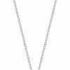 Necklaces | Jewelili Jewelili Enchanted Disney Fine Jewelry 14K Rose Gold Over Sterling Silver 8X6 Mm Oval Shape Created Pink Sapphire And 1/10 Cttw Natural White Round Diamond Aurora Pendant Necklace, 18\" Cable Chain