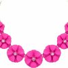 Necklaces | Flyonce Flyonce Flower Collar Necklace, Floral Flower Statement Summer Beach Chokers Necklaces For Women Girls