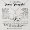 Necklaces | Larvincy Bonus Daughter Gifts, To My Unbiological Daughter Necklace With Luxury Box, Bonus Daughter Necklace, Step Daughter Gifts From Stepmom, Step Daughter Gifts From Stepdad, Stepdaughter Gifts From Stepmom