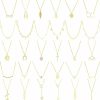 Necklaces | FUNEIA Funeia 30Pcs Layered Dainty Gold Necklaces For Women Trendy 14K Gold Plated Small Cute Beaded Butterfly Cross Heart Star Pendant Necklace Set Pack For Teen Girls Womens Choker Necklace Jewelry Set