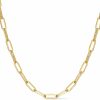 Necklaces | Ana Luisa Ana Luisa Chain Necklace - 14K Gold Plated Link Chain Necklace - Versatile, Easy-To-Layer, Hypoallergenic, Water-Resistant & Tarnish-Free Necklace - 14K Gold Necklace - Adjustable Chain Length