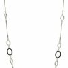 Necklaces | Nine West Nine West Silver Womens Male Tone Long Strand Necklace, 42\"