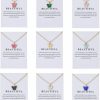 Necklaces | Rrdaily Rrdaily 9 Pcs Dainty Colorful Butterfly Pendant Necklace Set For Women,Bohemian Acrylic Butterfly Chain Necklace Cute Jewelry Gift