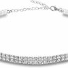 Necklaces | EFTOM Eftom Rhinestone Choker Necklaces Silver Sparkling Diamond Choker Crystal Bracelet Rhinestone Necklace For Women Girls