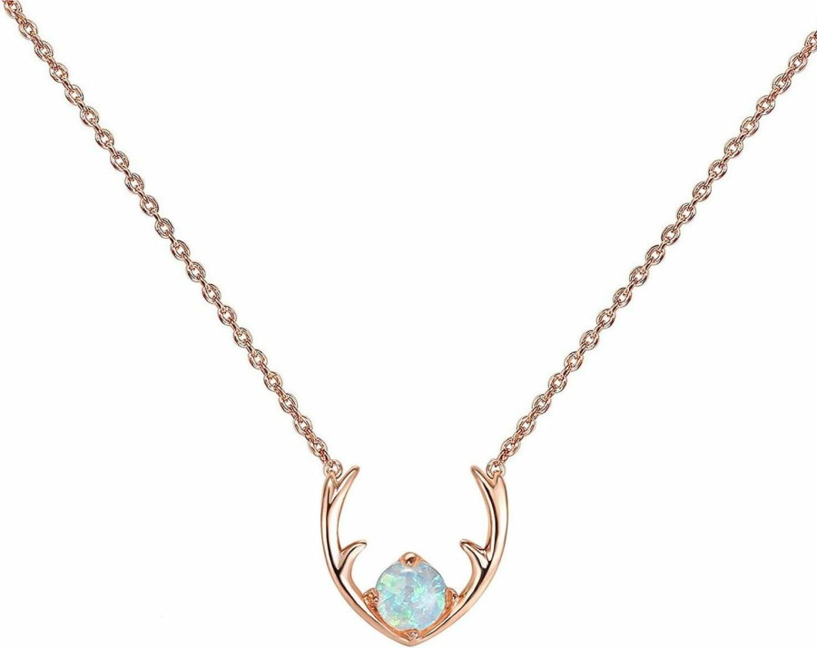 Necklaces | PAVOI Pavoi 14K Gold Plated Created Opal Necklace | Opal Necklaces For Women