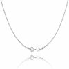 Necklaces | Jewlpire Jewlpire 925 Sterling Silver Chain Necklace Chain For Women Girls 1.1Mm Cable Chain Necklace Upgraded Spring-Ring Clasp - Thin & Sturdy - Italian Quality 16/18/20/22/24 Inch