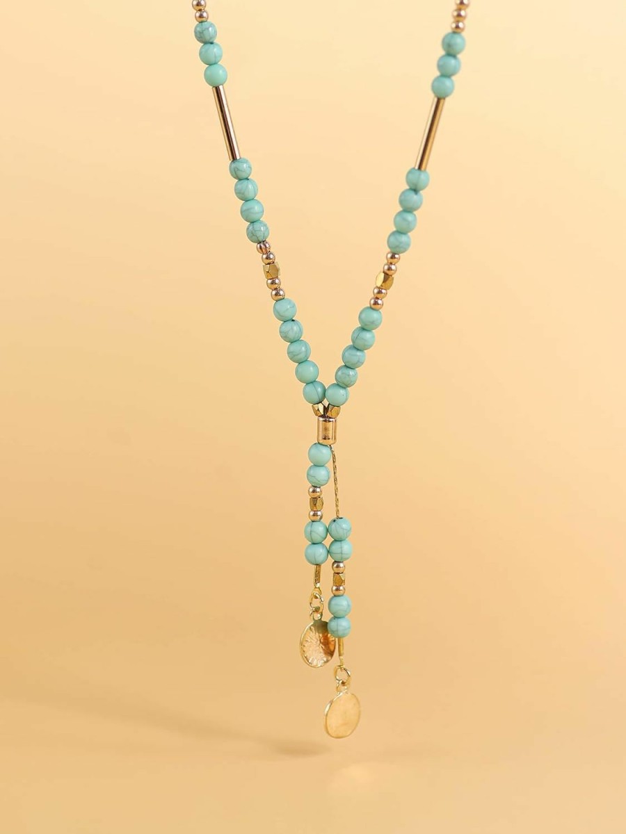 Necklaces | MINACHI Minachi Bohemian Turquoise Necklace, Boho Turquoise Jewelry Gifts For Women