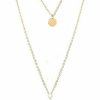 Necklaces | Fdesigner Fdesigner Fashion Layered Long Necklace Coin Pendant Necklaces Chain Charm Necklace Jewelry For Women And Girls (Gold)