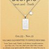 Necklaces | TGOLM Tgolm 14K Gold Plated Zodiac Sign With Tarot Card Pendant Necklace Birthday Gift For Women