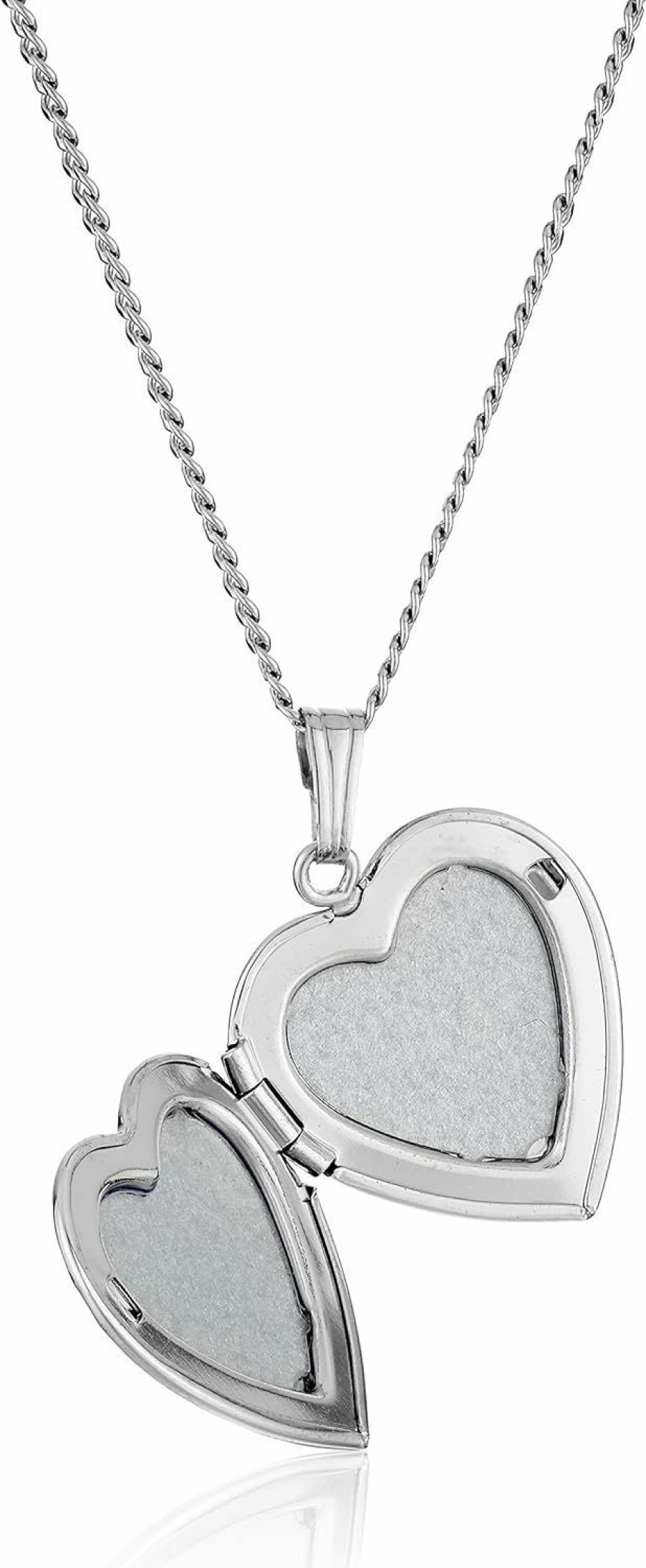 Necklaces | Amazon Essentials Amazon Essentials 14K Engraved Flowers Heart Locket Necklace, 18\" (Previously Amazon Collection)