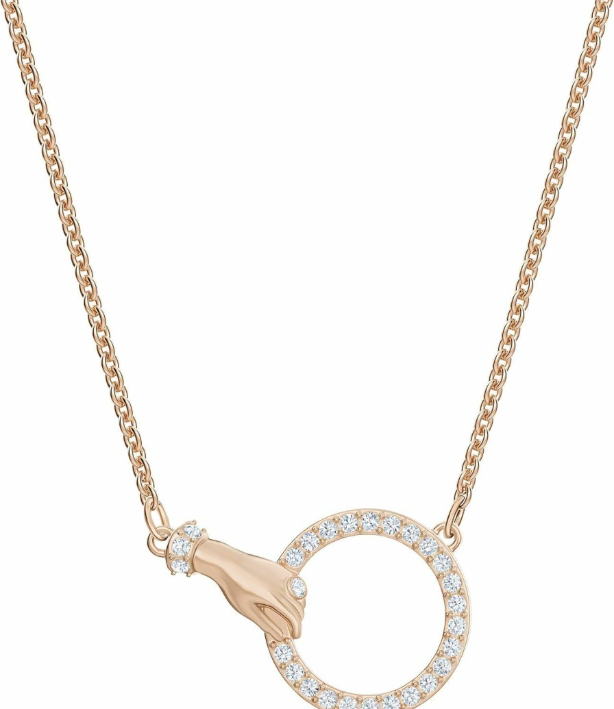 Necklaces | Amazon Swarovski Symbolic Crystal Jewelry Collection, Rose Gold Tone Finish