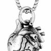 Necklaces | Sacina Sacina Gothic Anatomical Heart Necklace, Gothic Necklace, Goth Necklace, Punk Necklace, Halloween Necklace, Christmas New Year Jewelry Gift For Women