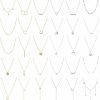 Necklaces | KOHOTA Kohota 30 Pcs Layered Choker Necklaces For Women Silver Gold Pendant Y Neckless Trendy Adjustable Chain Necklaces For Teen Girls With Sexy Coin Moon Star Diy Multilayer Simple Necklace Jewelry Set