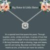 Necklaces | NOURISHLOV Nourishlov Big Sister & Little Sister Gifts, Sterling Silver 2 Interlocking Infinity Heart Necklace, Big Sister Gift, Matching Big Sis Lil Sis Necklaces, Sister Birthday Gift Ideas