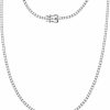 Necklaces | Poshadime Poshadime 4.50 Carat To 10 Carat Natural Diamond Tennis Necklace In 14K White Gold For Women'S Jewelry (Diamond Clarity_I2 & Color -H) 18\" In Necklace