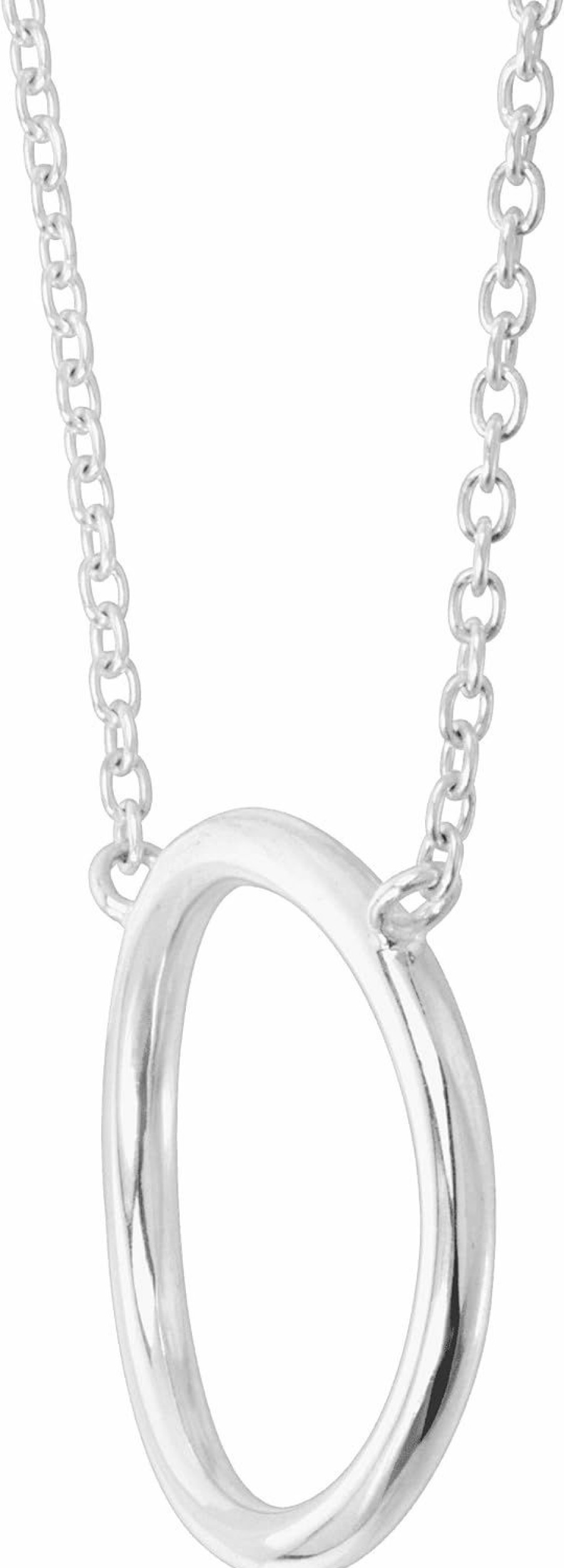 Necklaces | Silpada Silpada 'Karma' Open Circle Necklace In Sterling Silver, 18\" + 2\"