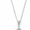 Necklaces | Mariell Mariell Cubic Zirconia Crystal Bridal Necklace, Teardrop Pendant, Prom Wedding Jewelry Gift For Women