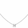 Necklaces | ChicSilver Chicsilver 925 Sterling Silver Initial Necklace For Women Girls Dainty Letter Jewelry Personalized Gift (With Gift Box)