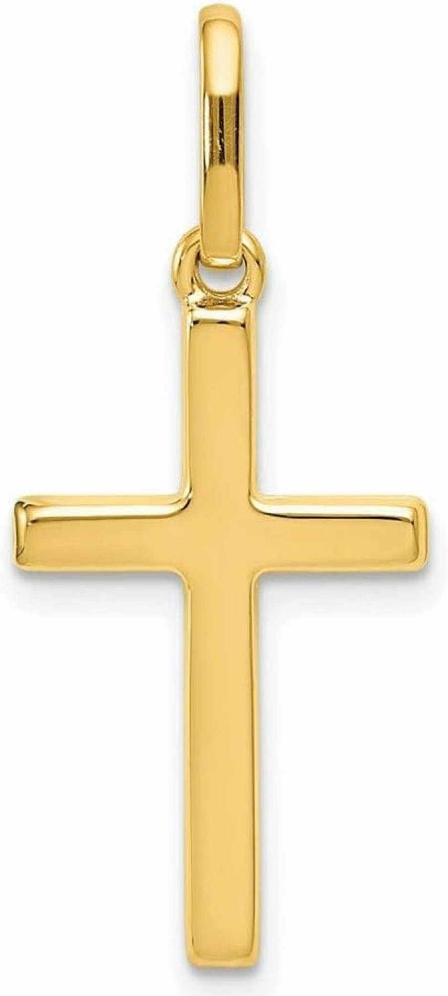 Necklaces | Amanda Rose Collection Amanda Rose Collection 14K White Or 14K Yellow Gold Cross Pendant Necklace For Women On A 14K Gold Chain| Real Solid 14K Gold Cross