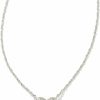 Necklaces | Kendra Scott Kendra Scott Ari Pave Crystal Heart Necklace, Fashion Jewelry For Women