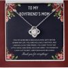 Necklaces | LEONADORA To My Boyfriends Mom Necklace, Mothers Day Gifts For Boyfriends Mom From Girlfriend, Personalized Gifts For Mother In Law, Mother'S Day Necklace, Best Birthday Present To My Boyfriend Mom Christmas