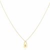 Necklaces | Amazon Ava Riley Minimalist Necklace Dainty Karma Chokers Necklace 14K Real Gold Plated Chain For Women