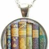 Necklaces | BOMUKE Book Necklace Book Jewelry Book Lovers Pendant Purple Blue