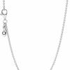 Necklaces | Pandora Pandora Classic Cable Chain Necklace - Thin Necklace Chain With Lobster Clasp - Great Gift For Women - Sterling Silver Adjustable Chain Necklace - Mother'S Day Gift With Gift Box