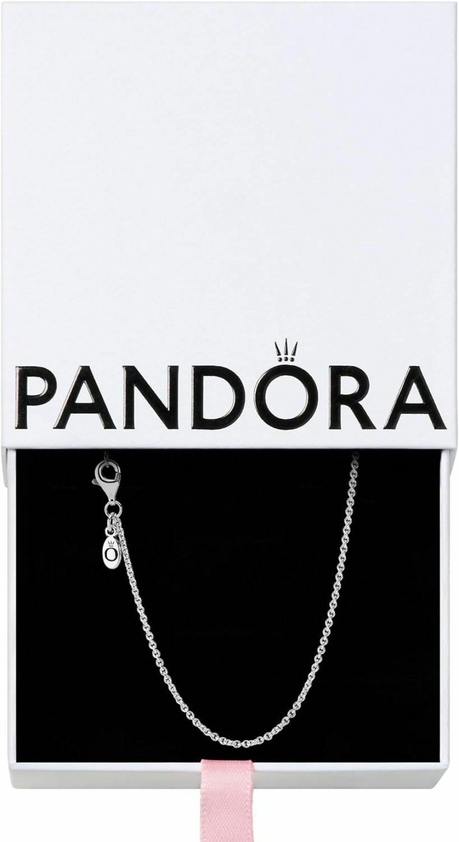 Necklaces | Pandora Pandora Classic Cable Chain Necklace - Thin Necklace Chain With Lobster Clasp - Great Gift For Women - Sterling Silver Adjustable Chain Necklace - Mother'S Day Gift With Gift Box