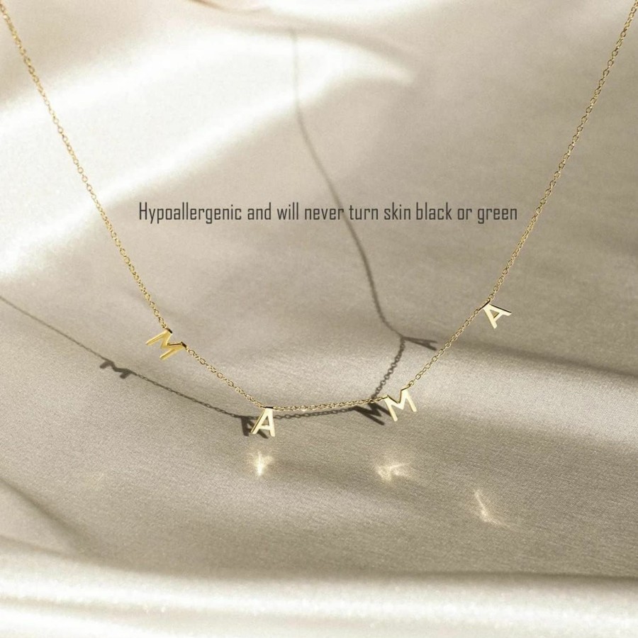 Necklaces | NONTAI Mama Necklace For Women - Silver, Gold & Rose Gold Mom Jewelry For Women, Gifts For New Mom, Expecting Mom Gift For Pregnant Friend, Mom To Be Gifts With Cards