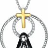 Necklaces | YFN Yfn Religious Protector Necklace Sterling Silver Patron Saint Pendant Locket Urn Jewelry Gifts For Women Men