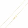 Necklaces | Ioka Ioka - Real Solid 14K Gold 0.5Mm Box Chain Necklace For Women With Spring Ring Clasp