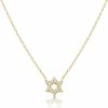 Necklaces | Alef Bet by Paula Alef Bet By Paula Dainty Jewish Star Of David Necklace For Women And Girls Set With Pave Sparkling Cubic Zirconia Stones