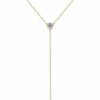 Necklaces | DYUNQ Moissanite Necklace For Women Sterling Silver, Lab Created Diamond Lariat Drop Y Necklace, Dainty Simple Long Prom Bridal Wedding Hypoallergenic Neckalces, 18K White Gold Plated Jewelry Christmas Gifts, 16 To 20 Inch