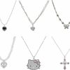 Necklaces | KURTCB Y2K Necklaces Kitty Cat Aesthetic Grunge Cross Heart Butterfly Pearl Necklace Vintage Gothic Choker Necklace For Women Girls