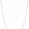 Necklaces | Kooljewelry Kooljewelry 14K Solid Yellow Gold Box Chain Necklace For Women Girls, Real Gold Chain (0.6Mm, 0.7Mm, 0.8Mm Or 1Mm - Sizes From 13 To 30 Inch Long)