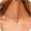 Necklaces | Freekiss Freekiss Dainty Mom Necklace For Women: Gold Mama Necklace 14K Gold Plated Choker Necklace Gifts For Mom Simple Cute Pendant Necklace Non Tarnish Gold Jewelry For Women Trendy