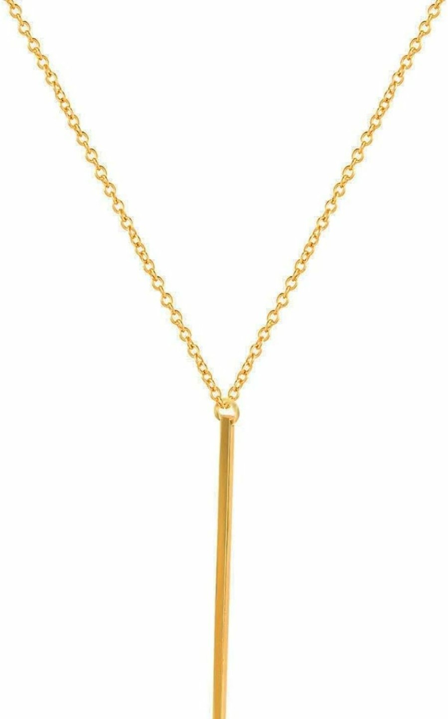 Necklaces | Artmiss Artmiss Bar Pendant Necklace Gold Long Y-Necklace Delicate Lariat Chain Jewelry For Women And Girls