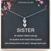 Necklaces | MILEPOSTJEW Sister Gifts From Sister, Sterling Silver Infinite Two Interlocking Infinity Double Hearts Necklace, Birthday Jewelry Gift Necklaces For Sisters, No Matter