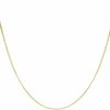 Necklaces | Honolulu Jewelry Company Honolulu Jewelry Company 14K Solid Gold 0.7Mm Box Chain Necklace, 16\" - 30\"