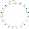 Necklaces | MEVECCO Mevecco Dainty Evil Eye Protection Necklace,14K Gold Plated Cute Delicate Handmade Tiny Bead Necklace For Women