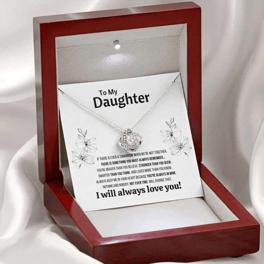 Necklaces | OC9 Gifts Daughter Gifts From Dad Father Daughter Necklace Birthday Graduation Christmas Jewelry For My Daughter With Message Card And Gift Box