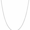 Necklaces | Bling For Your Buck Bling For Your Buck Sterling Silver Chain Necklace For Women And Men | Thin Italian Box Chain 0.7Mm 925 Silver Necklace Chain | Choose Length 14 Inch - 40 Inch | Short Choker Sizes, Long Chains